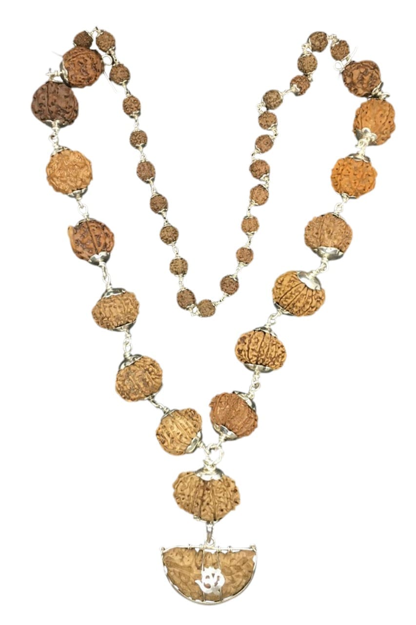 6ed4669a-8139-43e6-8138-358e1abfd58e.jpg Nepal Siddha Mala Small Size In Silver - Image 1