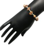 Siddha Rudraksha Bracelet In Pure Silver ( 9mm-10mm) - Image 2