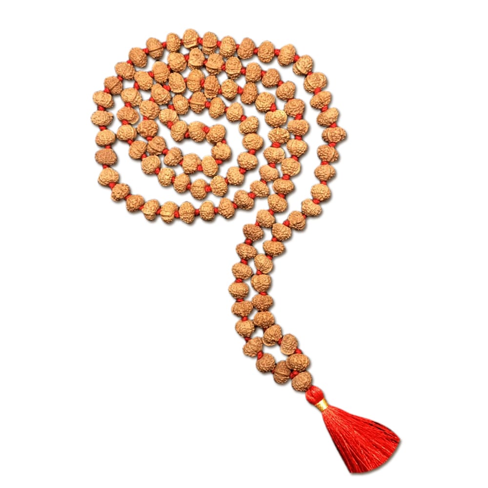 img550.jpg Ganesh Rudraksha Mala Indonesian 108 Beads (7mm-9mm) - Image 1